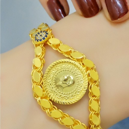 Pullu Çeyrekli Bileklik 