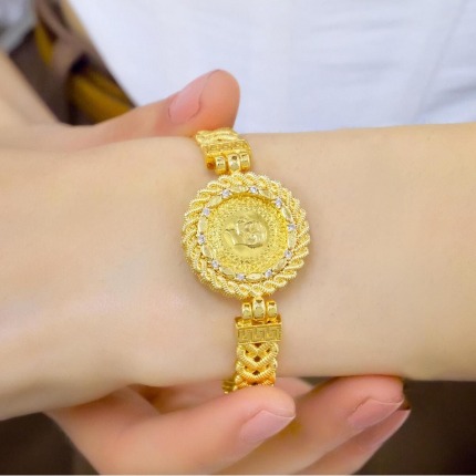 14 Ayar Çeyrekli Halat Kelepçe 